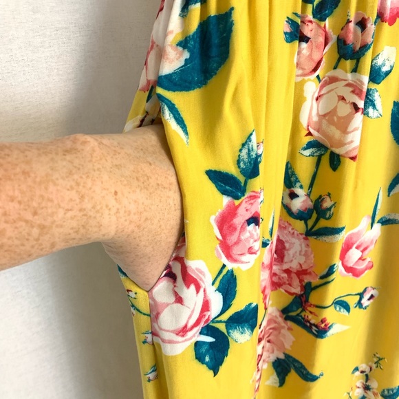 Band of Gypsies Floral Off the Shoulder Maxi NWT - Picture 7 of 8